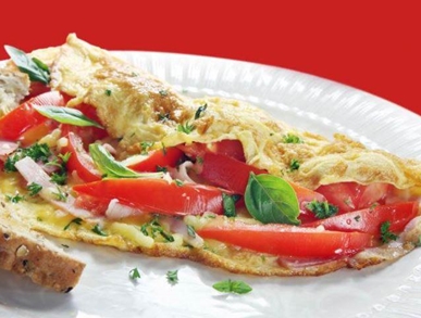 Jednoduchá vaječná omeleta